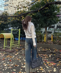 ファーニットカラージップアップ BEIGE