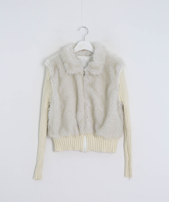 ファーニットカラージップアップ