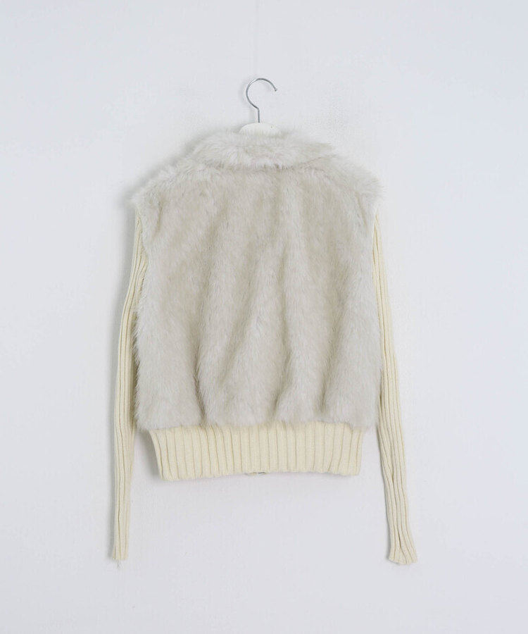 ファーニットカラージップアップ