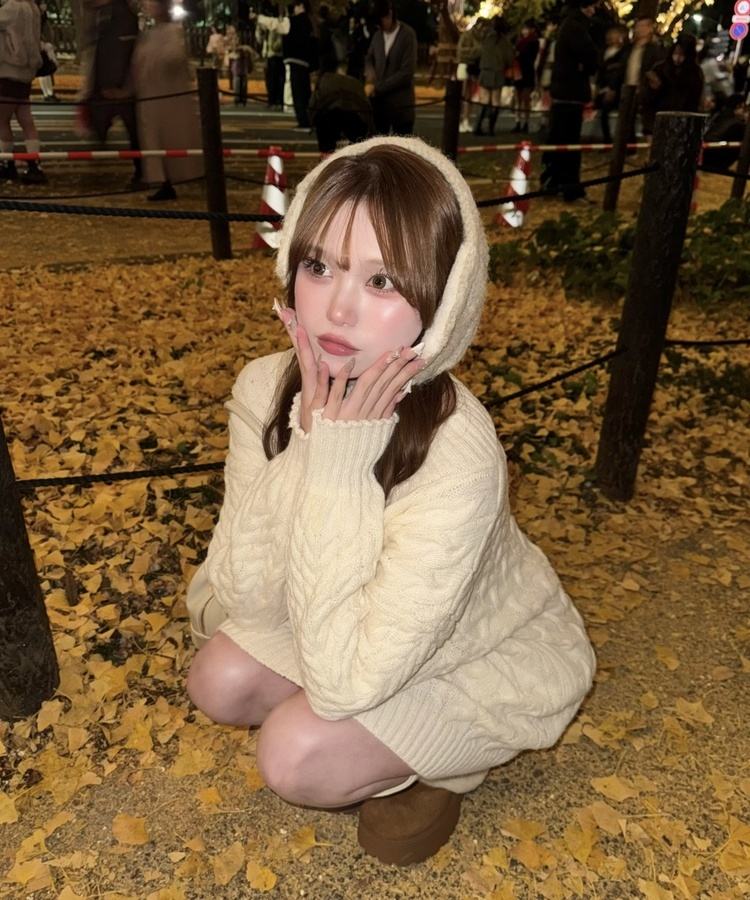 ベルトスエードファーブーツ CAMEL