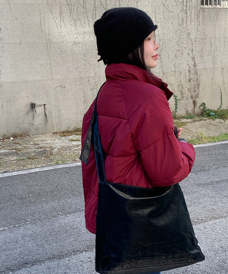 래글런하이넥패딩