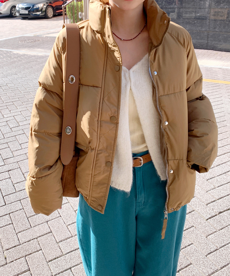 래글런하이넥패딩