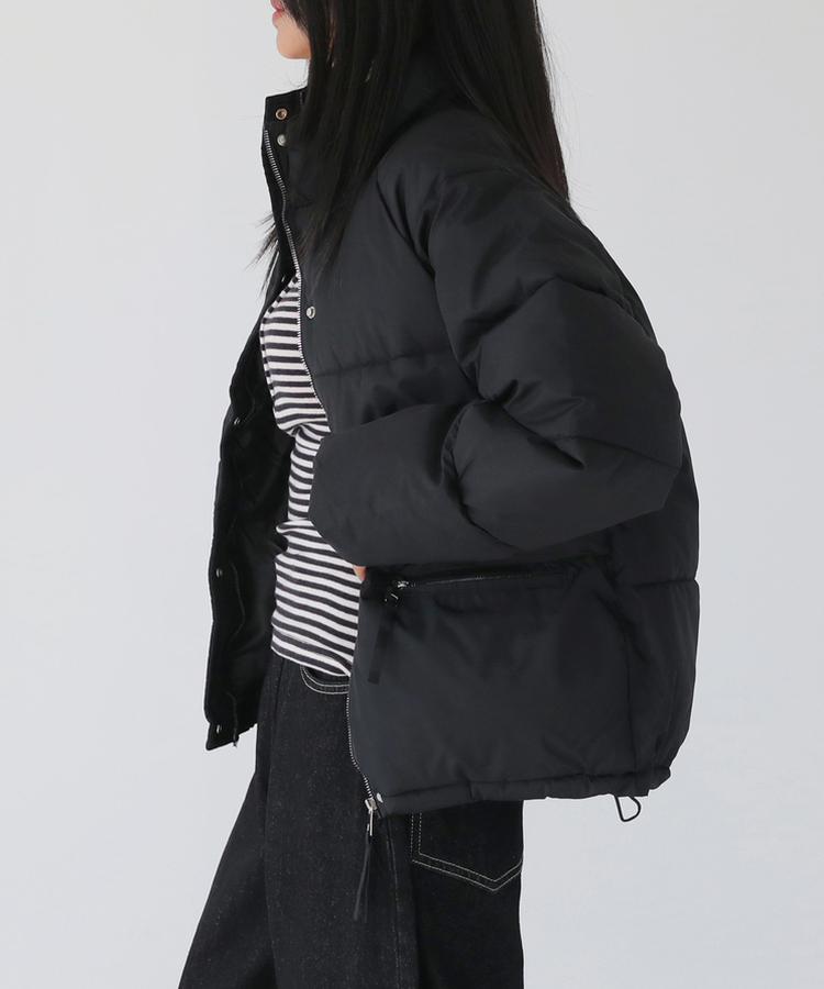 래글런하이넥패딩