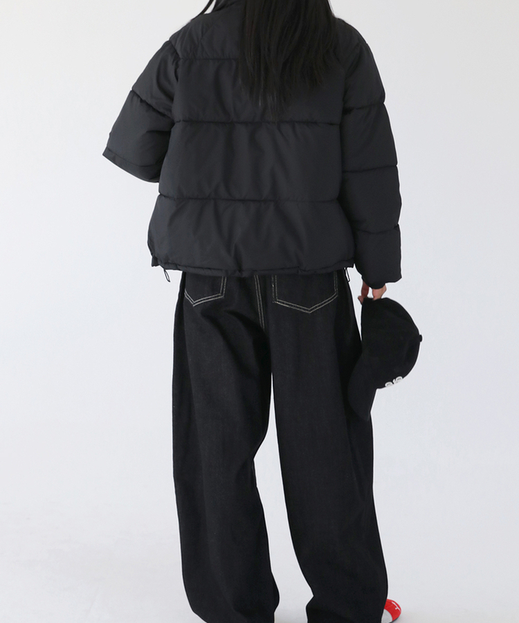 래글런하이넥패딩