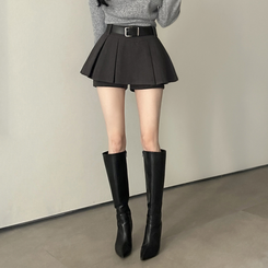 プリーツスカートパンツ GREY