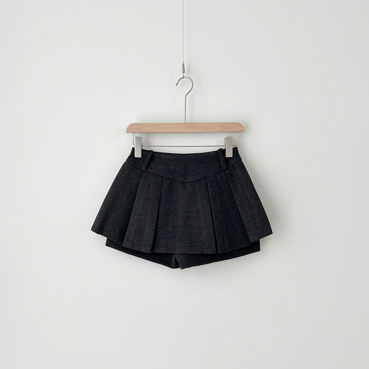 プリーツスカートパンツ