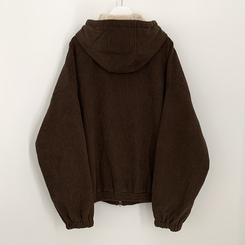 코듀로이 왕오버핏 골덴 양털 퍼안감 스트링 투웨이 양털점퍼 왕박시 아방핏 후드집업 양털야상