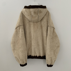 코듀로이 왕오버핏 골덴 양털 퍼안감 스트링 투웨이 양털점퍼 왕박시 아방핏 후드집업 양털야상