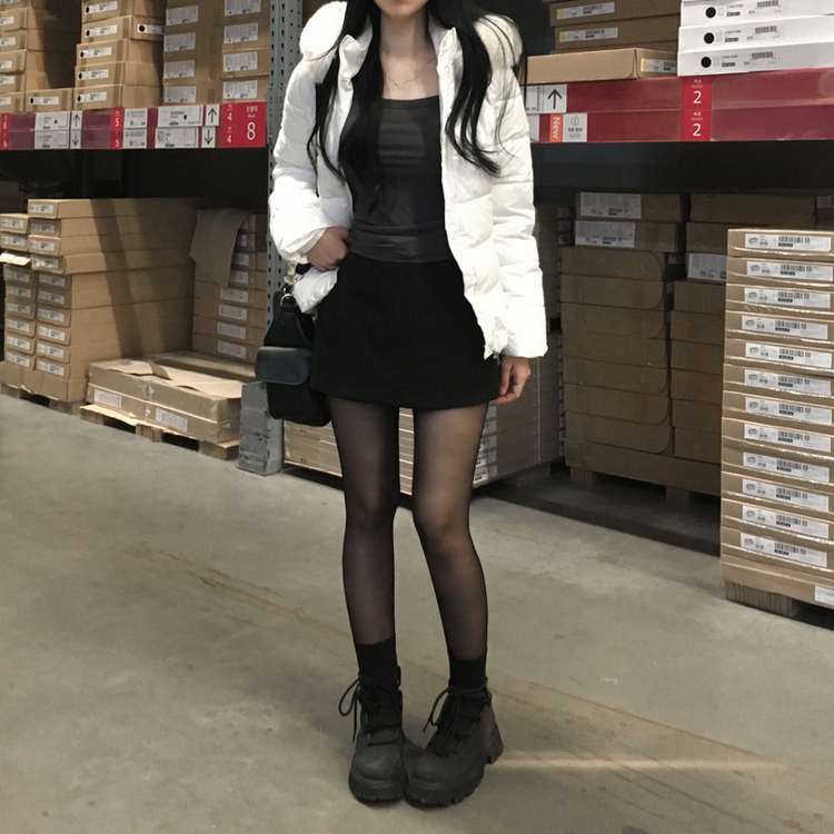 【起毛】スクエアインナー長袖Tシャツ(5color) CHARCOAL