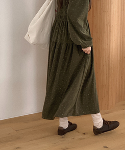 レースアップスニーカー BROWN