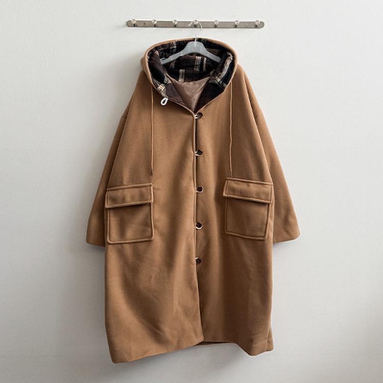 厚手メルティシーポケットフードコート