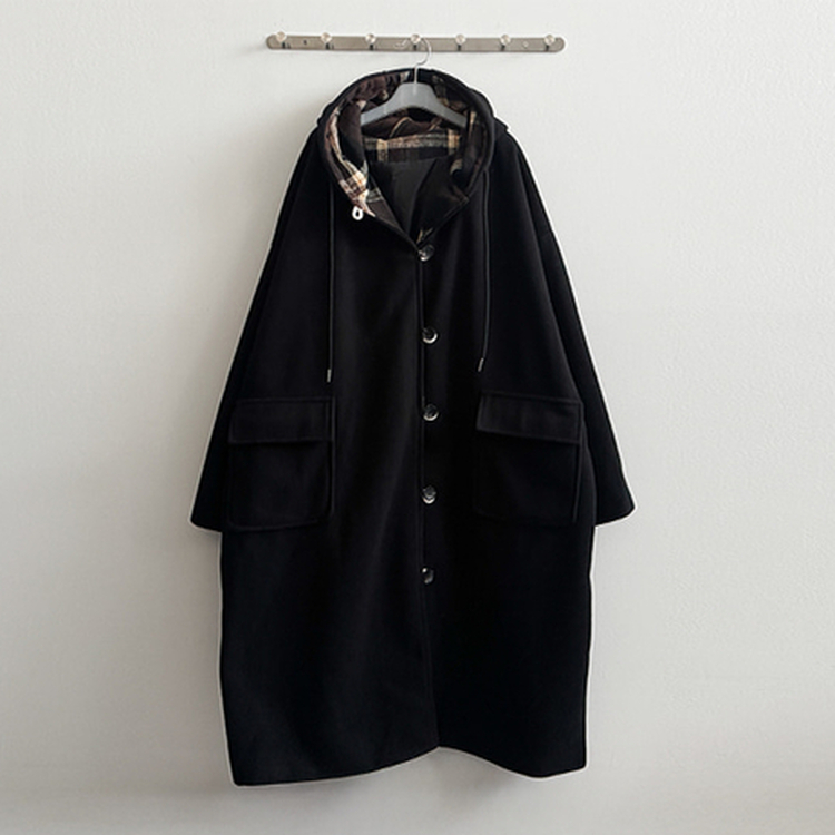 厚手メルティシーポケットフードコート