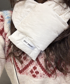 ダウンマフラー WHITE