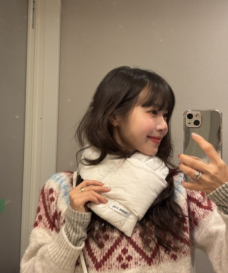 ダウンマフラー WHITE