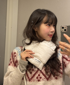 ハートノルディックニット IVORY