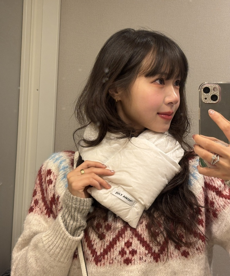 ハートノルディックニット IVORY