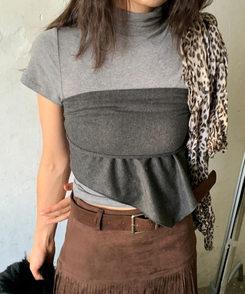 プロジェクトスカーフビスチェ CHARCOAL