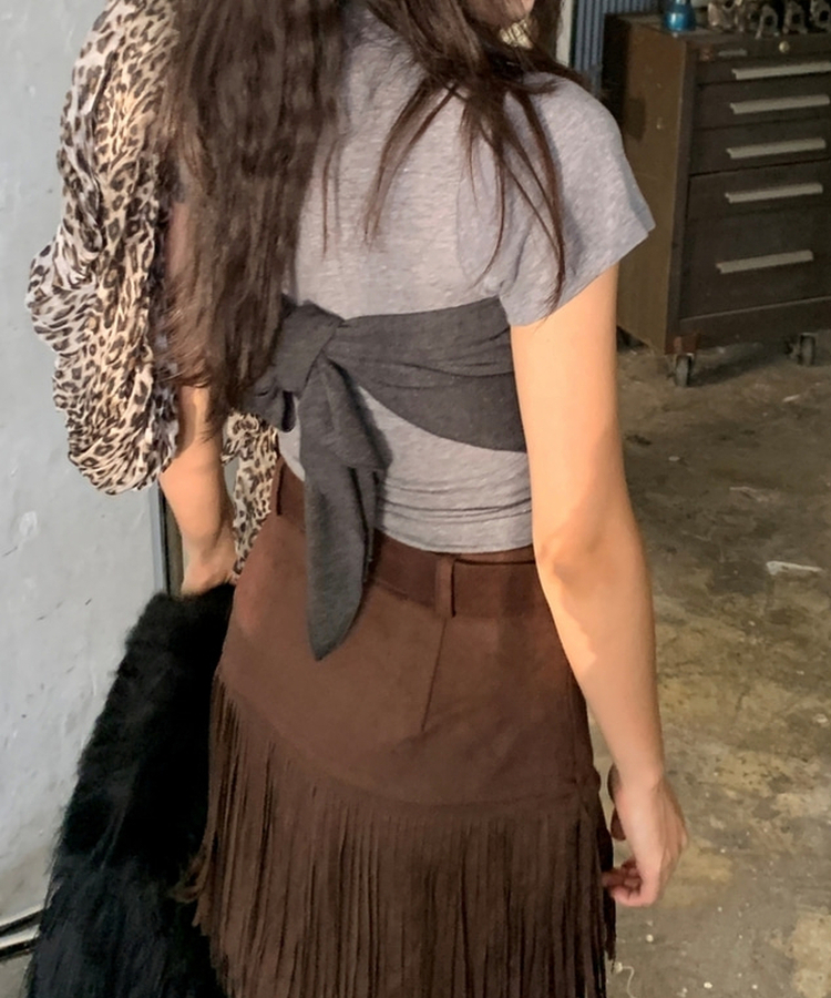 プロジェクトスカーフビスチェ CHARCOAL