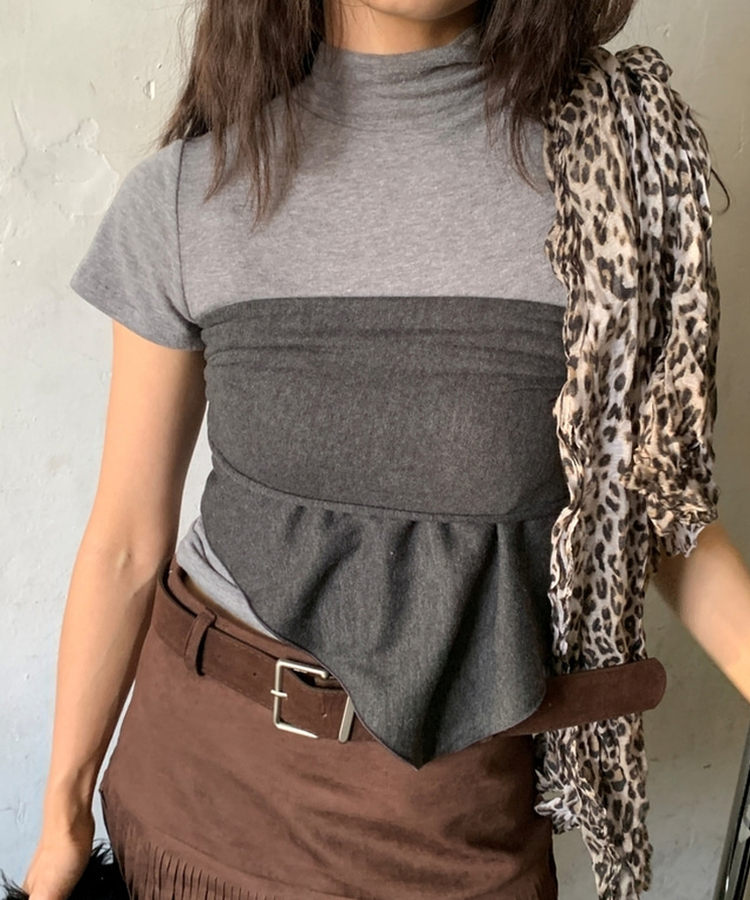 プロジェクトスカーフビスチェ CHARCOAL