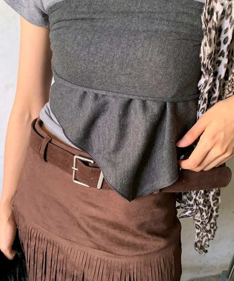 プロジェクトスカーフビスチェ CHARCOAL