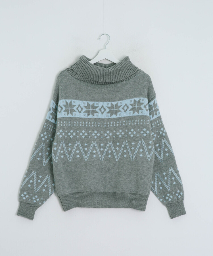 눈꽃 벌룬 오프숄더 티