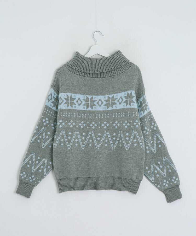 눈꽃 벌룬 오프숄더 티