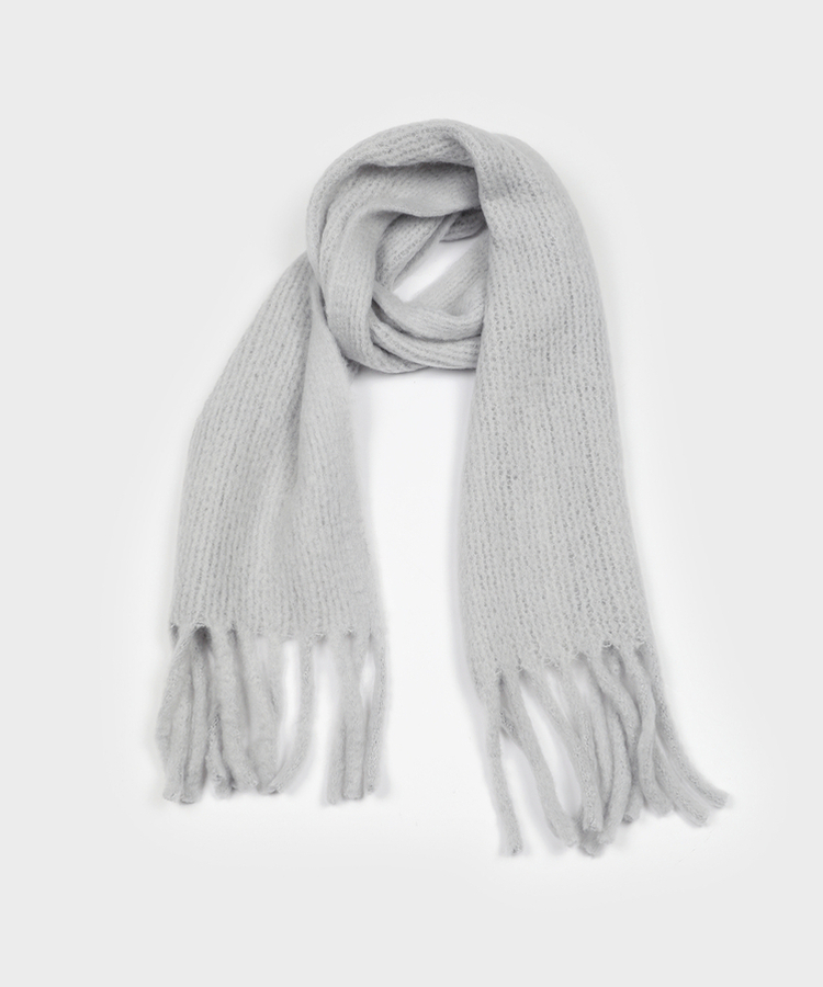 フリンジニットマフラー(7color)