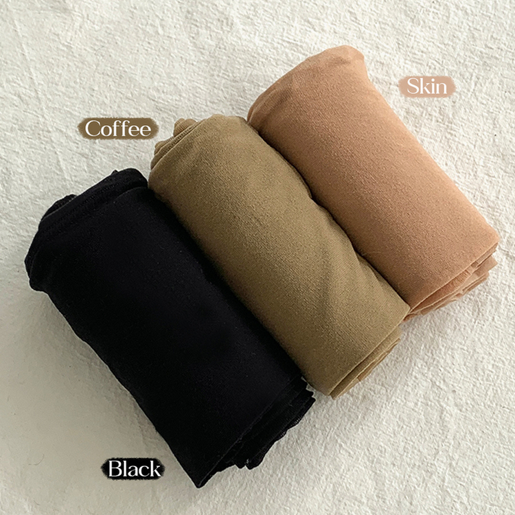 레이블 고탄력 슬림 시스루 롱 팬티 스타킹