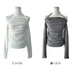 ホルタースクエアシャーリング長袖Tシャツ