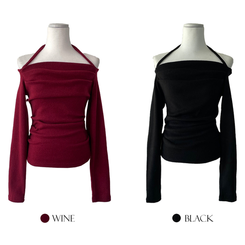 ホルタースクエアシャーリング長袖Tシャツ