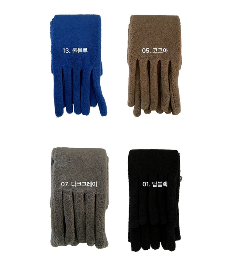 ボアロングフリースマフラー(7color)