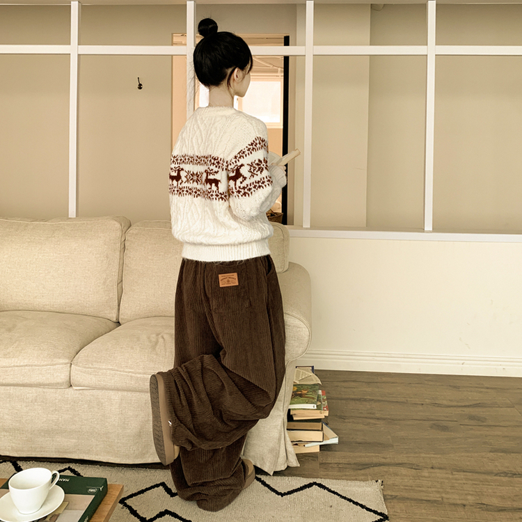 ノルディックケーブルニット IVORY