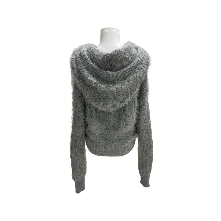 비엔 솔잎 후드 가디건