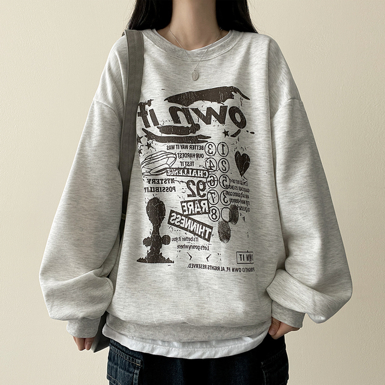 【起毛】クルートレーナー OATMEAL