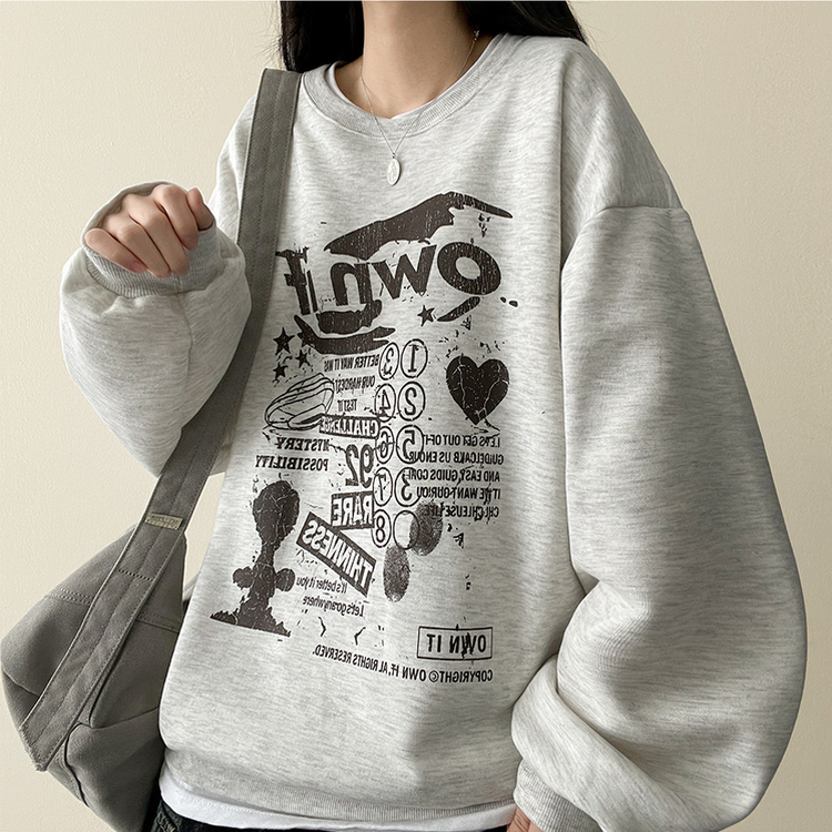 【起毛】クルートレーナー OATMEAL