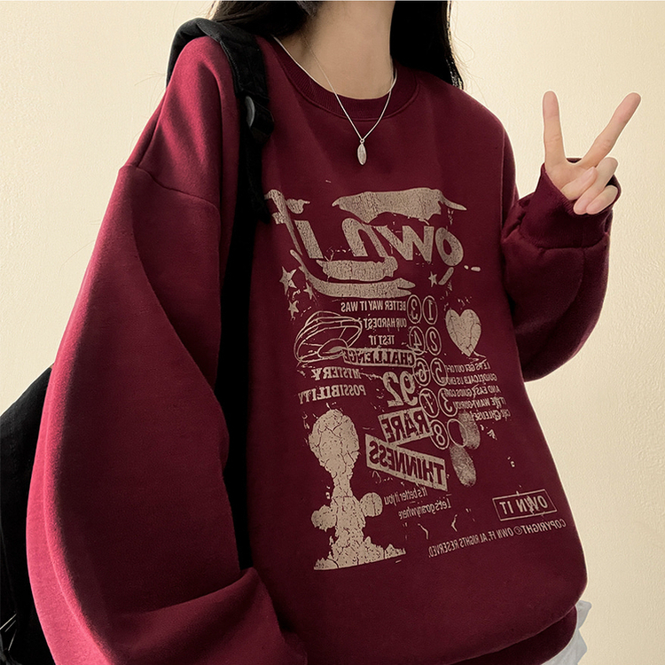 【起毛】クルートレーナー WINE