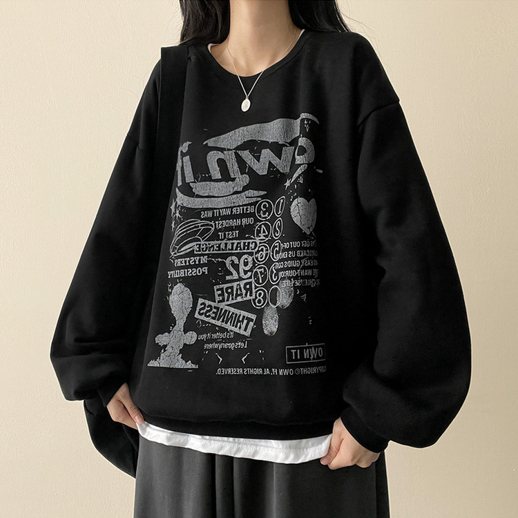 【起毛】クルートレーナー BLACK