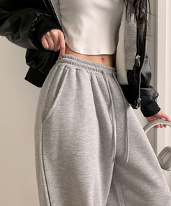 ʚ기모ɞ [엔젤/유니크⋆⁺] 미카엘 천사 나염 백포인트 기모 스트링 와이드 팬츠 메란