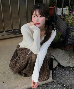 ルベットリボンスクランチ BLACK