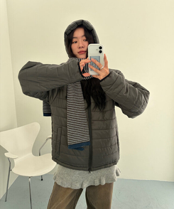 デイリーストライプマフラー BLUE