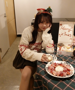 リボンノルディックニット IVORY