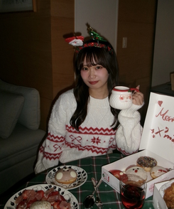 リボンノルディックニット IVORY