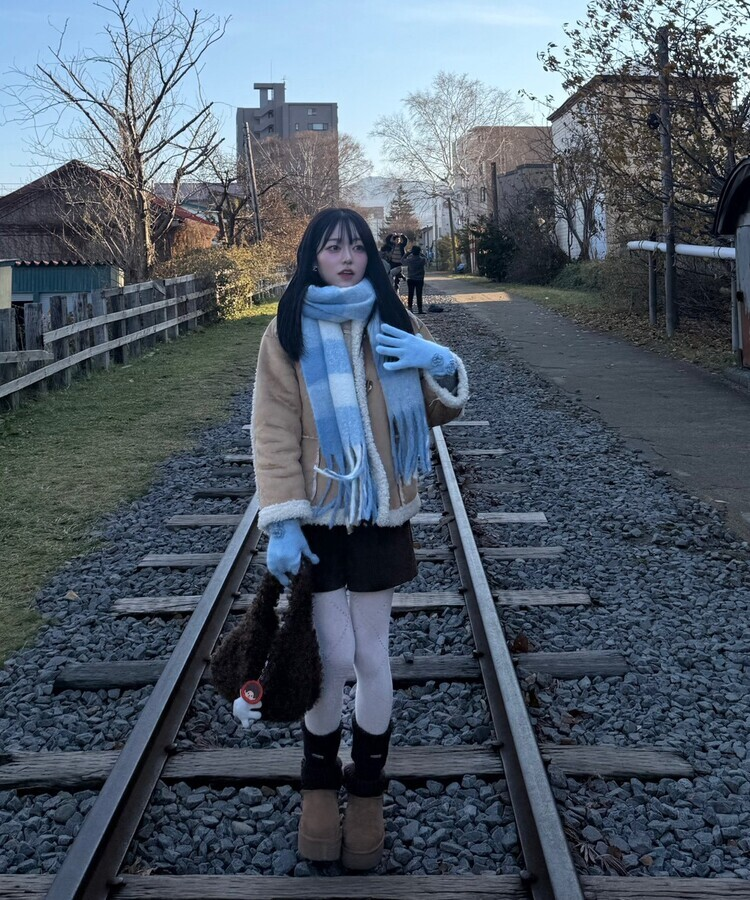 アーガイルポイントタイツ IVORY