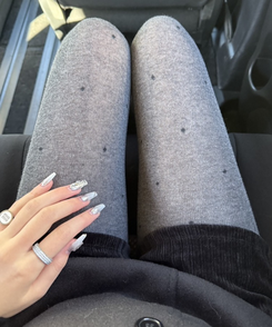 ドットタイツ GRAY
