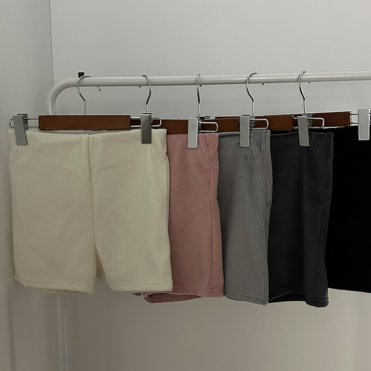 밍크 골지 숏 팬츠