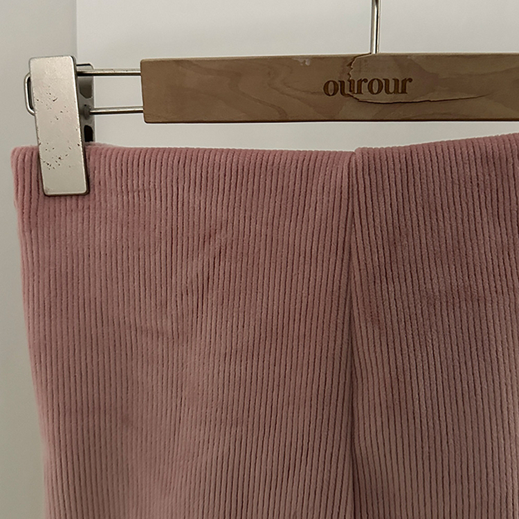 밍크 골지 숏 팬츠