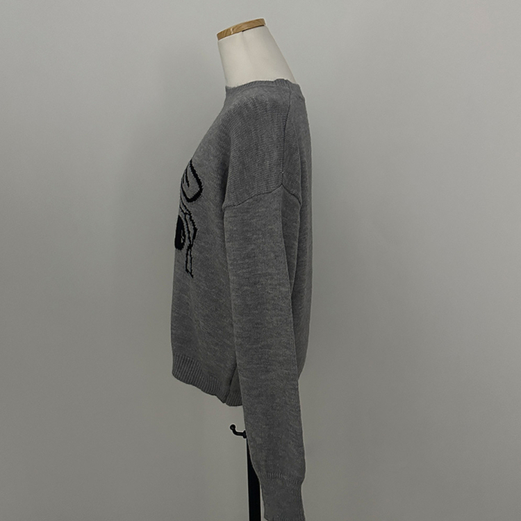 체리베리 라운드넥 루즈핏 니트