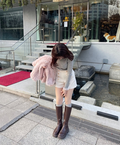 ボタンショートパンツ IVORY