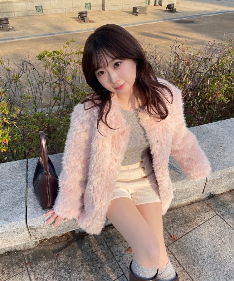 버튼 숏 팬츠 아이보리