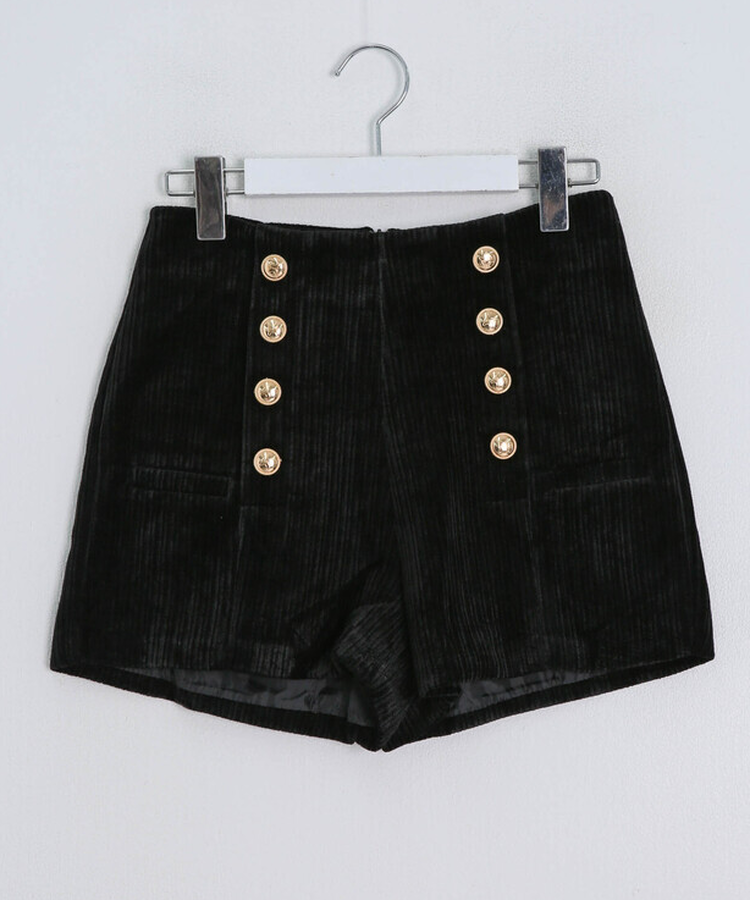 버튼 숏 팬츠